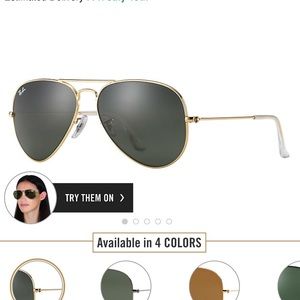 Ray ban Aviator sunglasses